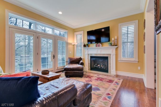 Family Room with gas Fireplace